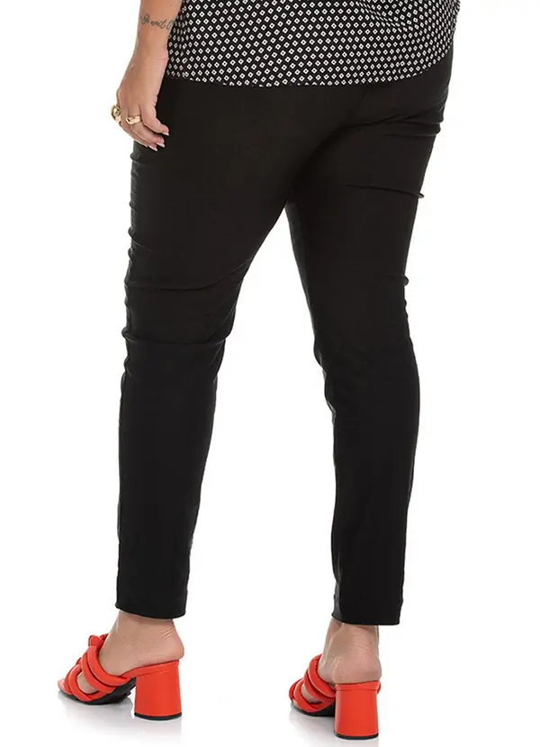 Secret Glam - Legging Feminina Bengaline Plus Size Preto 2