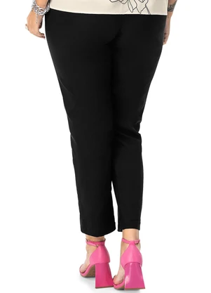 Secret Glam - Legging Feminina Plus Size Bengaline Preto - SECRET GLAM
