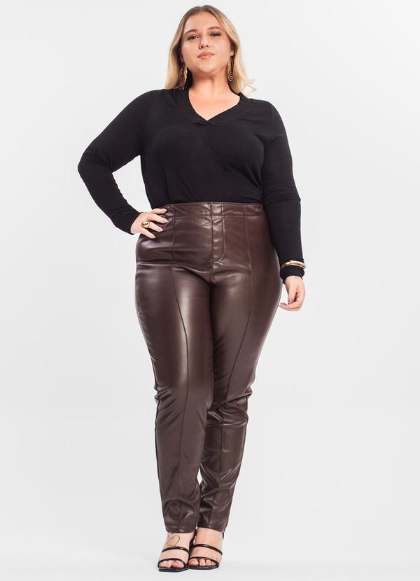 Secret Glam - Legging Feminina Plus Size Preto 2