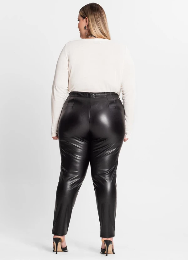 Secret Glam - Legging Feminina Plus Size Preto 4