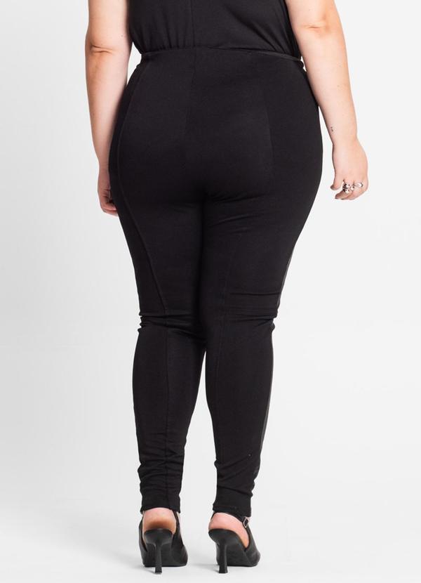 Secret Glam - Legging Feminina Plus Size Preto 3