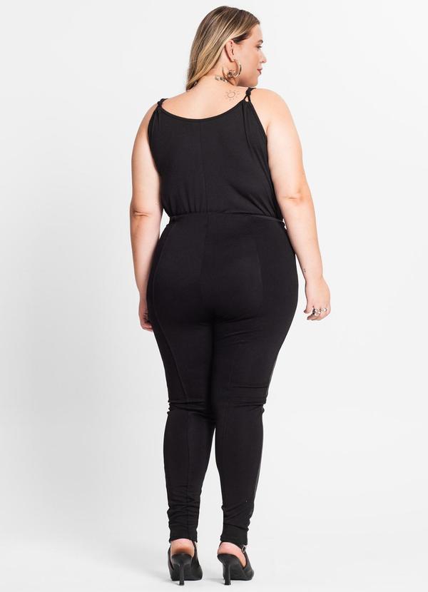 Secret Glam - Legging Feminina Plus Size Preto 5