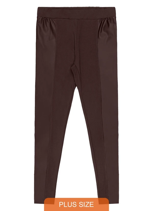 Secret Glam - Legging Plus Size Marrom