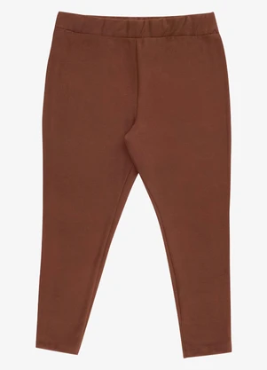 Secret Glam - Legging Plus Size Marrom - SECRET GLAM