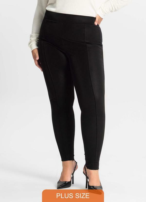 Secret Glam - Legging Plus Size Preto
