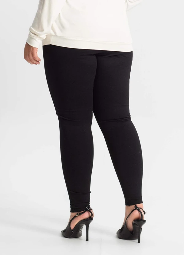 Secret Glam - Legging Plus Size Preto 4
