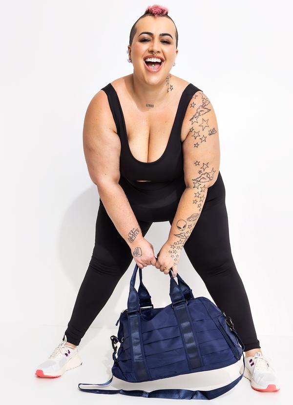 Marguerite - Legging Preta em Malha Suplex Zero Transparência 4