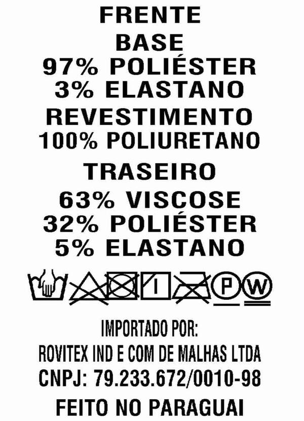 Secret Glam - Legging Sintetico Rajado Suede Preto 6