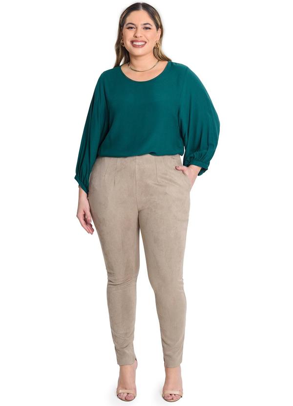 Secret Glam - Legging Suede Super Soft Bege 3