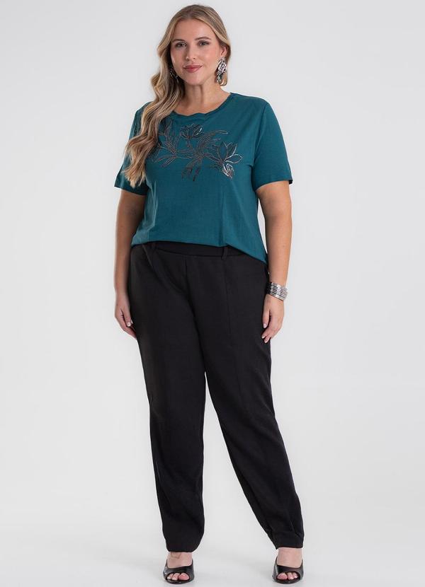 Secret Glam - Calça Alfaiataria Plus Size Preto 3