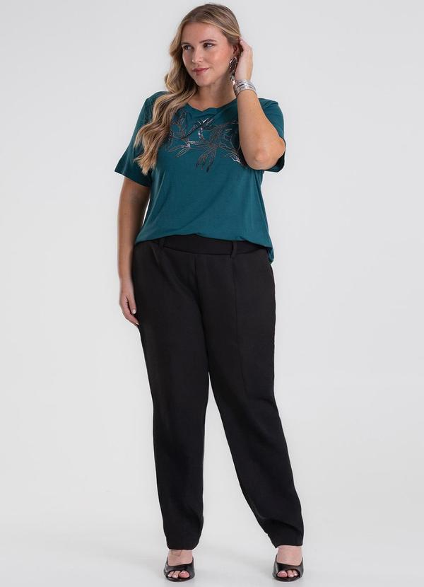 Secret Glam - Calça Alfaiataria Plus Size Preto 5