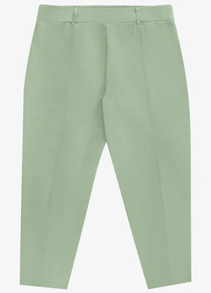 Secret Glam - Calça Alfaiataria Plus Size Verde - SECRET GLAM