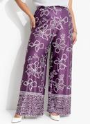 Cal�a Barrado Roxo em Malha