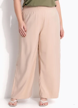 Marguerite - Calça Bege em Alfaiataria - MARGUERITE