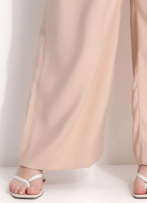 Marguerite - Calça Bege em Alfaiataria 11