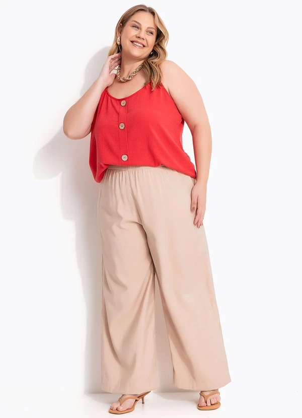 Marguerite - Calça Bege em Alfaiataria 6