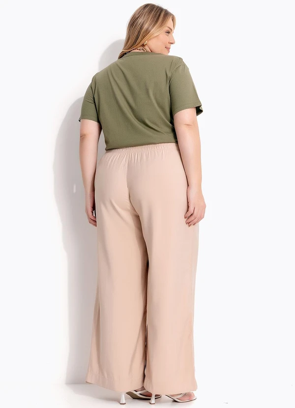 Marguerite - Calça Bege em Alfaiataria 3