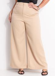 Cal�a Bege em Crepe Plano