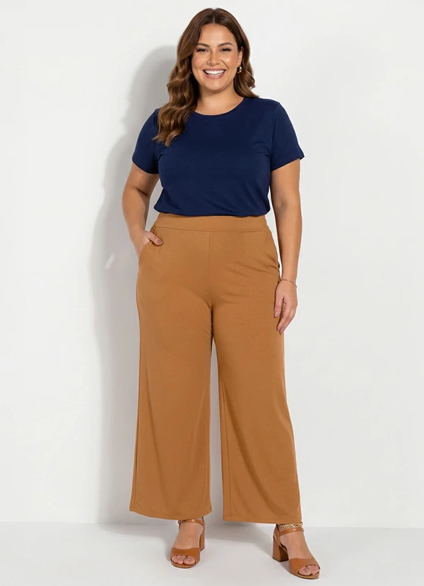 Marguerite - Calça Caramelo em Malha 3