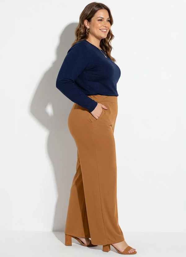 Marguerite - Calça Caramelo em Malha 5