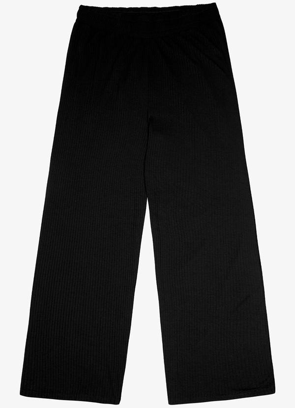 Rovitex - Calça Feminina Pantalona Plus Preto 2