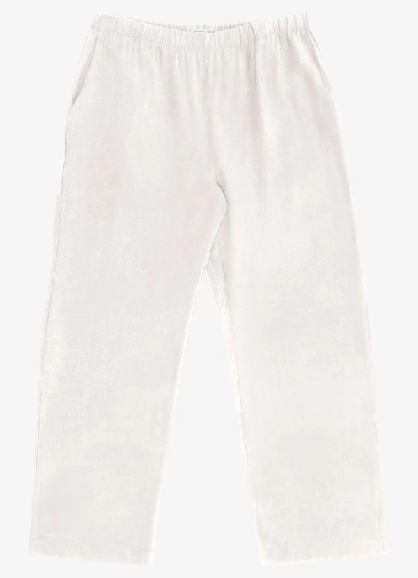 Secret Glam - Calça Feminina Plus Pantalona Bege