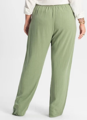 Secret Glam - Calça Feminina Reta Verde - SECRET GLAM