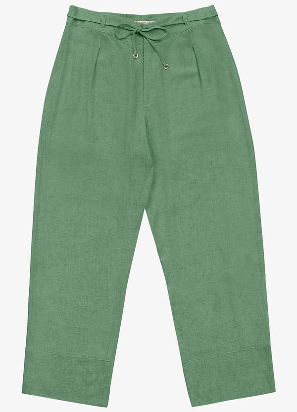 Secret Glam - Calça Feminina Reta Verde 5