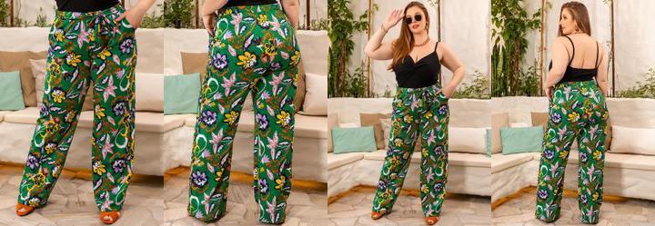 Cala Floral Verde em Poliflex