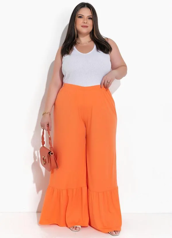 Marguerite - Calça Laranja em Malha 2