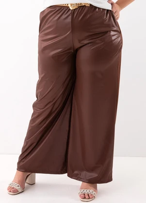 Marguerite - Calça Marrom em Malha - MARGUERITE