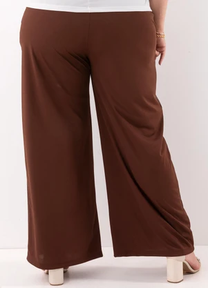 Marguerite - Calça Marrom em Malha - MARGUERITE
