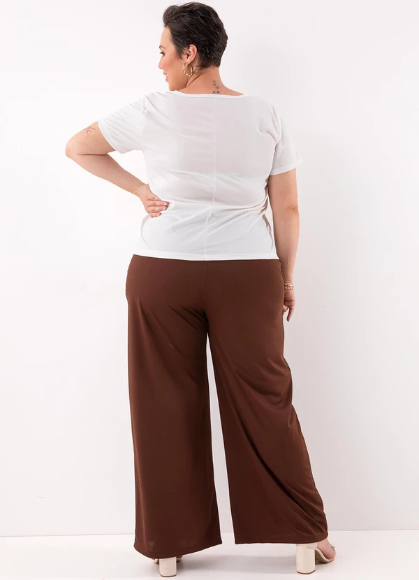 Marguerite - Calça Marrom em Malha 4