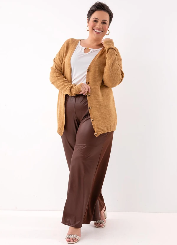 Marguerite - Calça Marrom em Malha 5