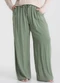 Secret Glam - Calça Pantalona Linho Plus Size Preto - variação: Verde