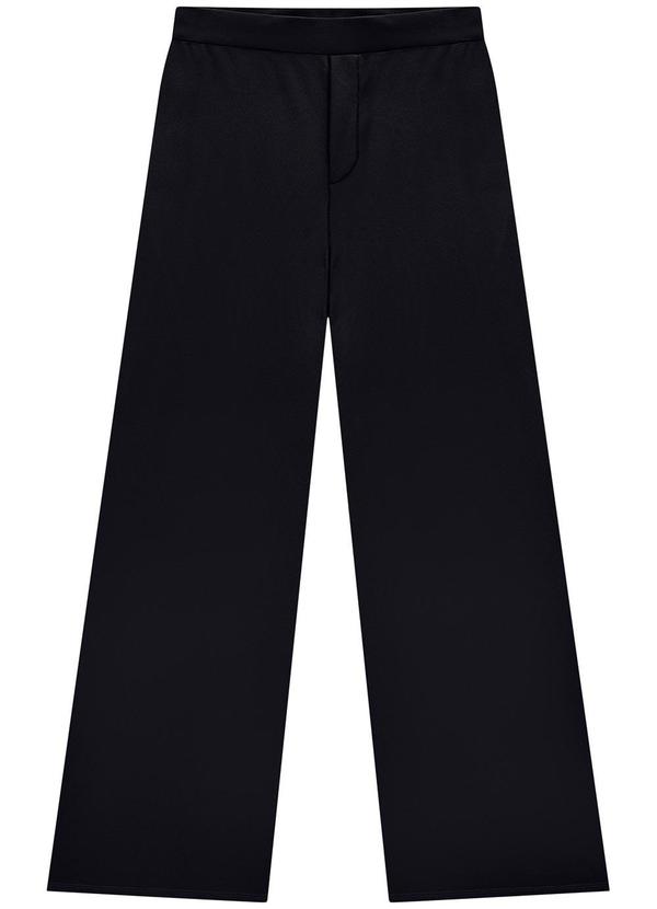 Lunender Mais Mulher - Calça Pantalona Plus Size em Malha Alfaiataria Preta 9