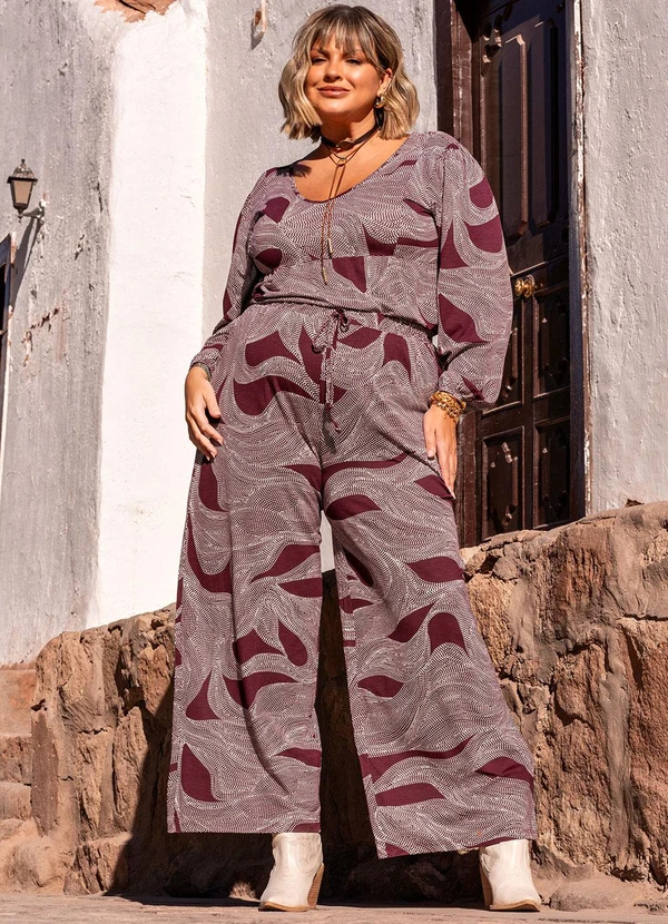 Marguerite - Calça Pontilhado em Malha de Viscose 2