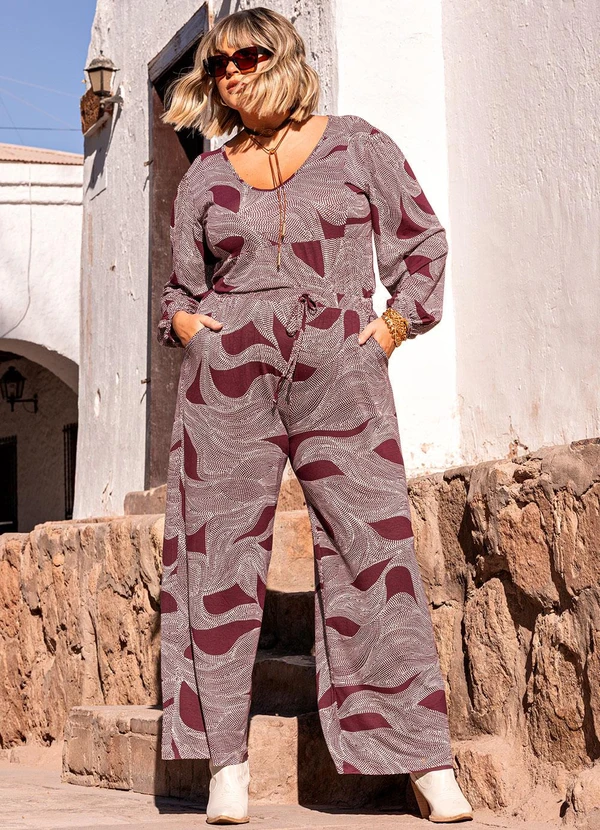 Marguerite - Calça Pontilhado em Malha de Viscose 5