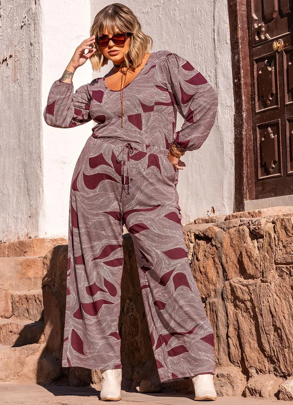 Marguerite - Calça Pontilhado em Malha de Viscose 6