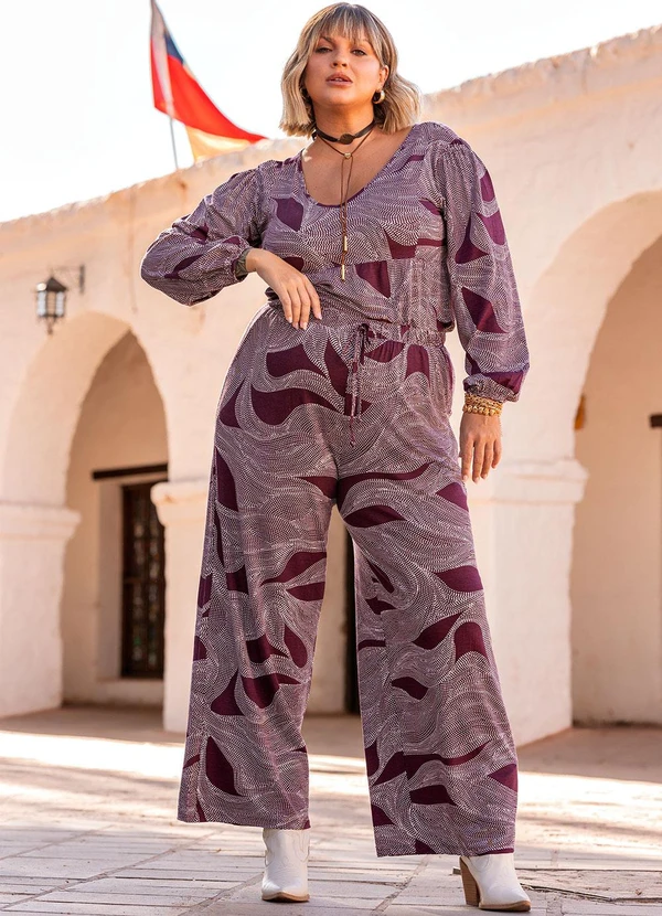 Marguerite - Calça Pontilhado em Malha de Viscose 7