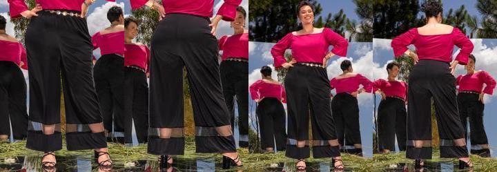 Cala Preta em Malha e Tule