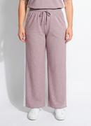 Cal�a Roxo Claro Malha Tricot