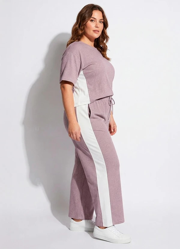 Marguerite - Calça Roxo Claro Malha Tricot 3