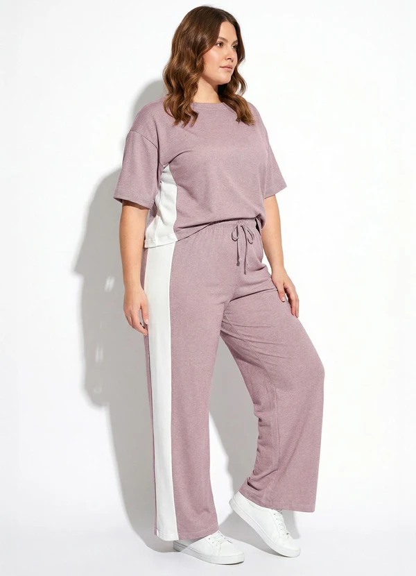 Marguerite - Calça Roxo Claro Malha Tricot 7