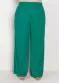 Marguerite - Calça Preto com Elástico no Cós Plus Size - variação: Verde