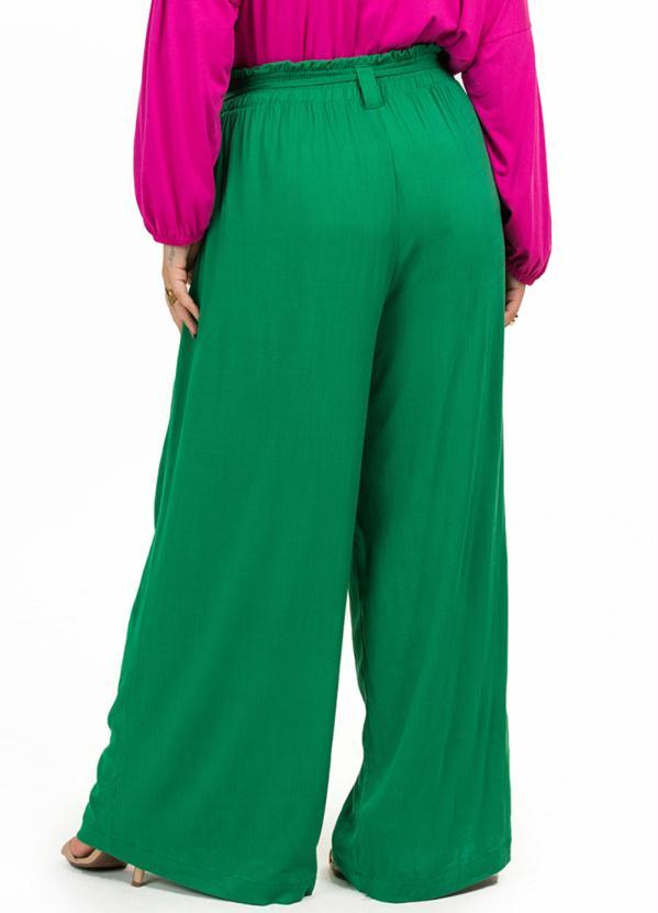 Secret Glam - Calca Viscose Slub Prime Verde 2