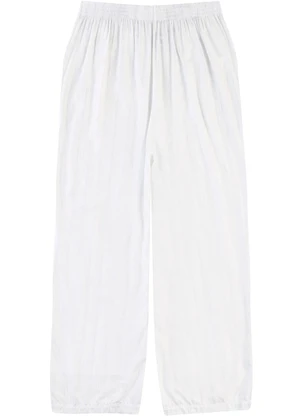 Malwee - Calça Wide Leg em Viscose PlusBranco - MALWEE