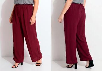 Cal�a Bord� em Tecido Leve