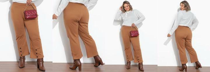 Cala Caramelo com Botes Plus Size