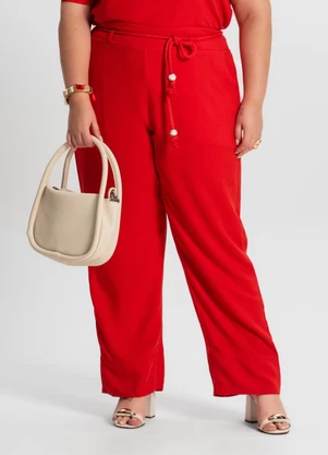 Secret Glam - Calça Feminina Plus Size Laranja - SECRET GLAM